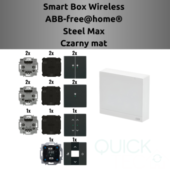 Smart Box ABB-free@home® Steel Max bezprzewodowy (czarny mat)